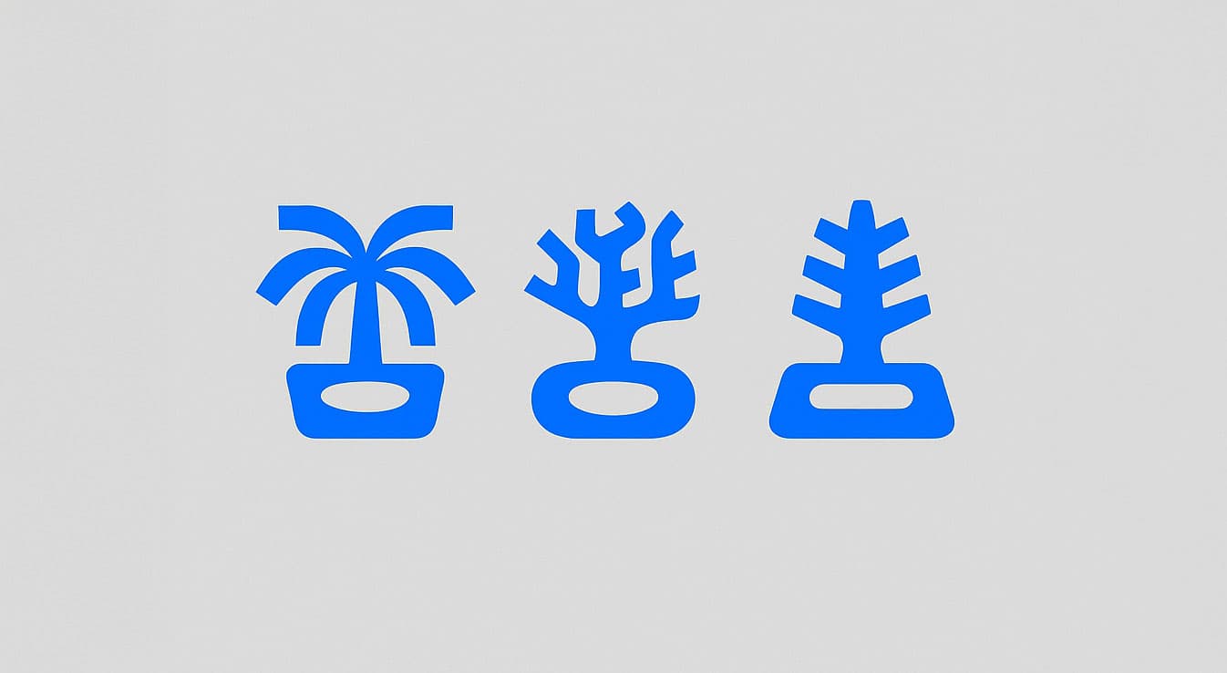 Vista móvil de la web de jardinería